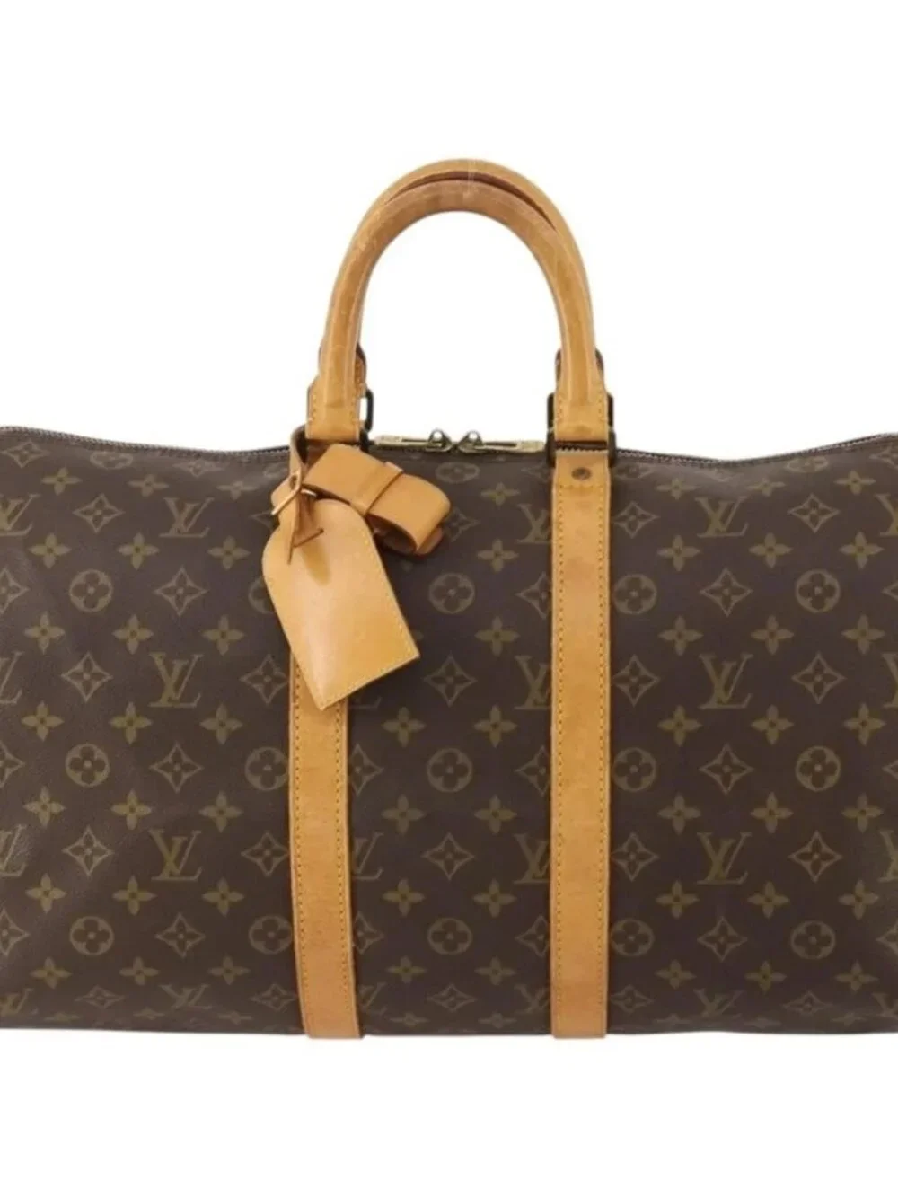 LOUIS VUITTON Monogram Keepall 45 Boston Bag M41428 LV Auth ka4305